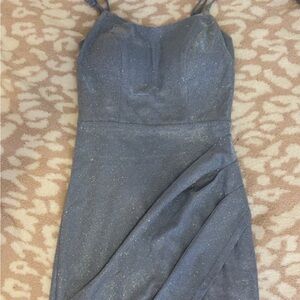 blue homecoming dress